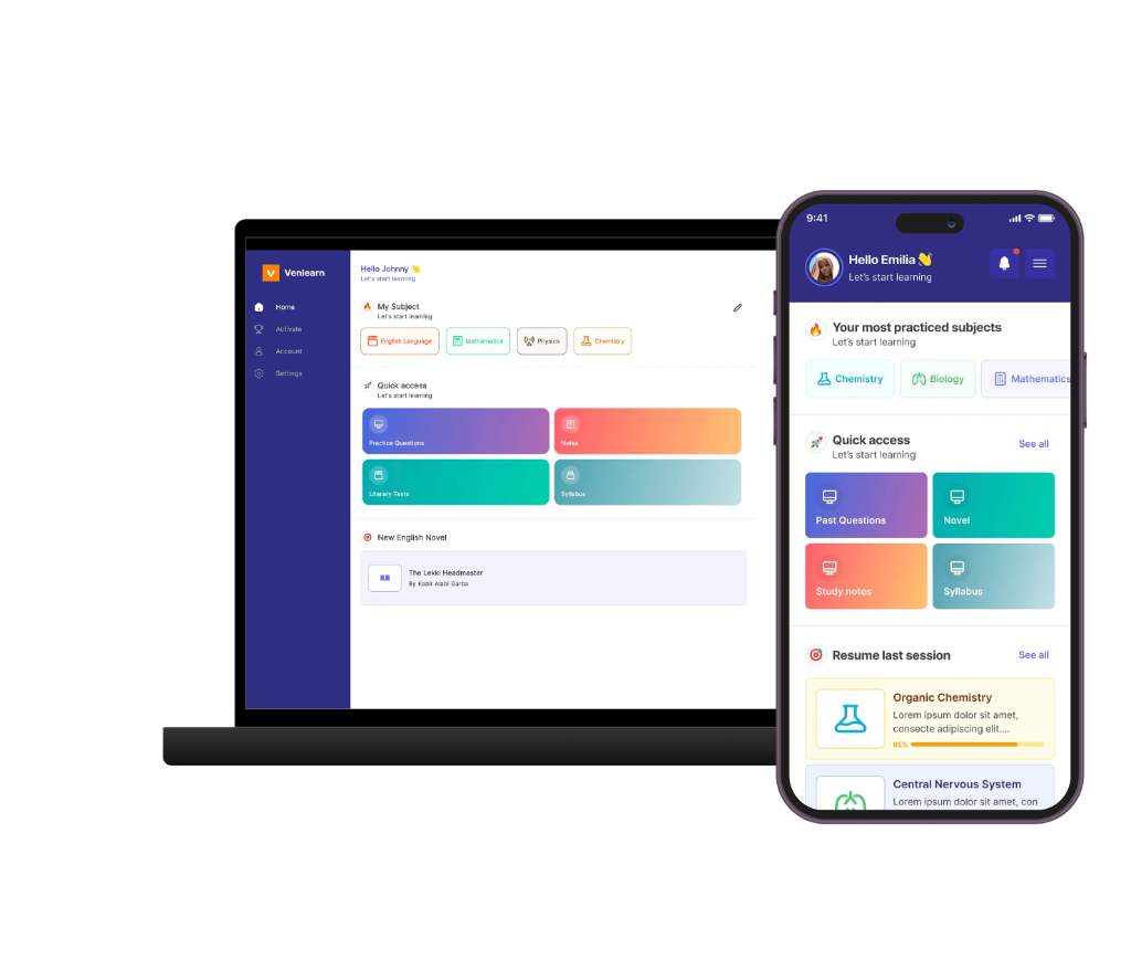 VenLearn Student Client in locked-down kiosk mode