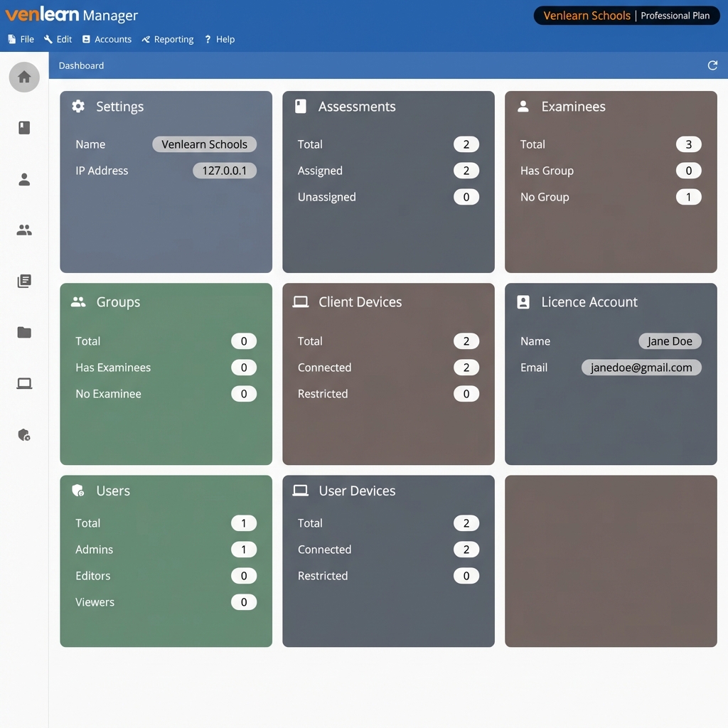 Manager App student eligibility and exam scheduling interface